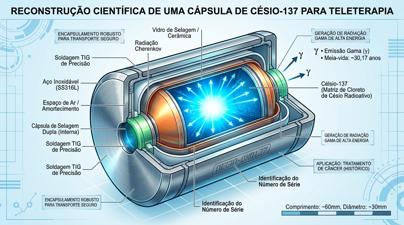 Exemplo de capsula de Cs137
