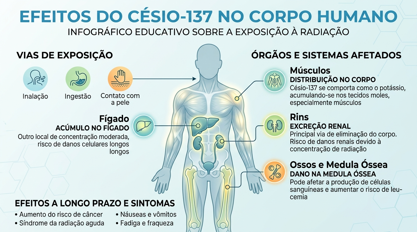 Efeitos da exposição ao Césio 137